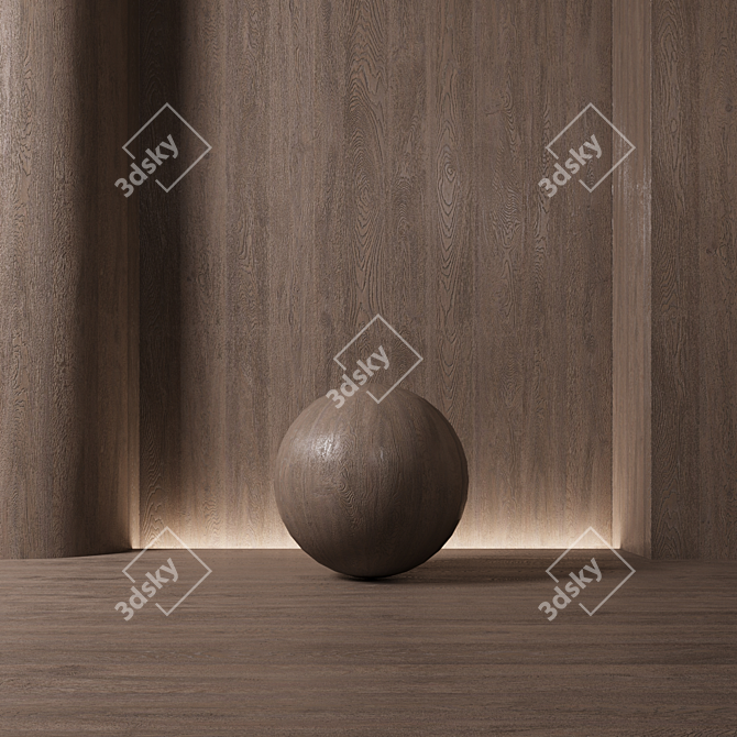 Corona Wood Oak Seamless Material 3D model image 3