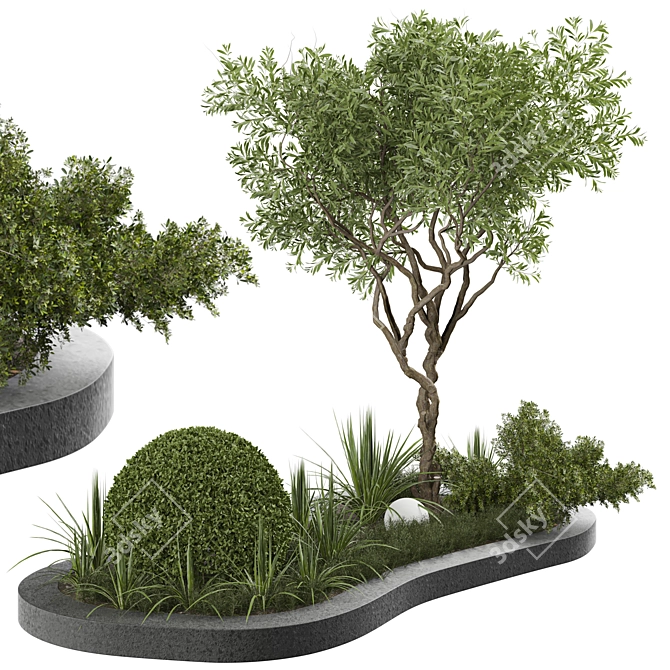 Outdoor Plant 270 3D Model 3D model image 1