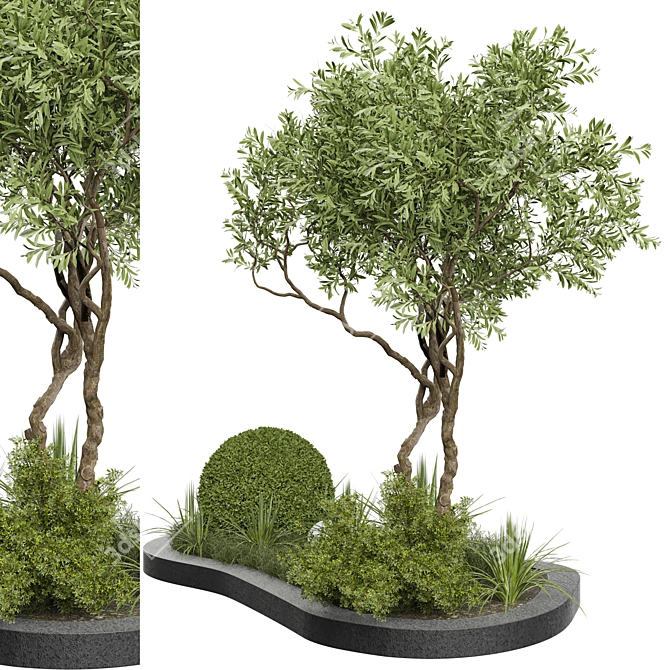 Outdoor Plant 270 3D Model 3D model image 2