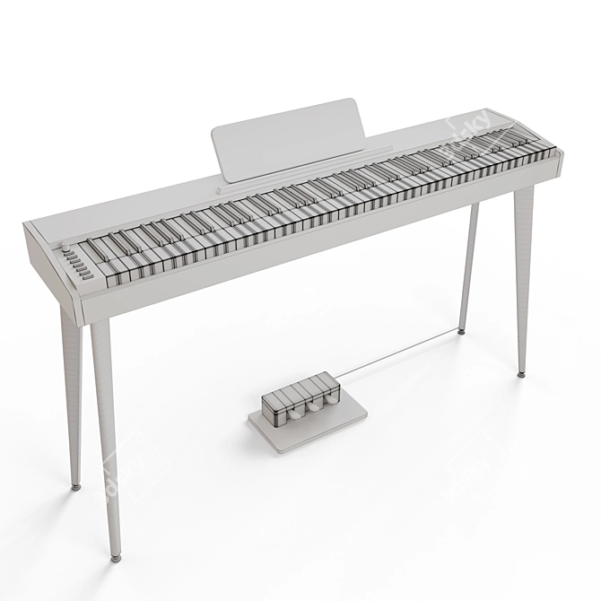 Donner DDP-60 Digital Piano 3D model image 5