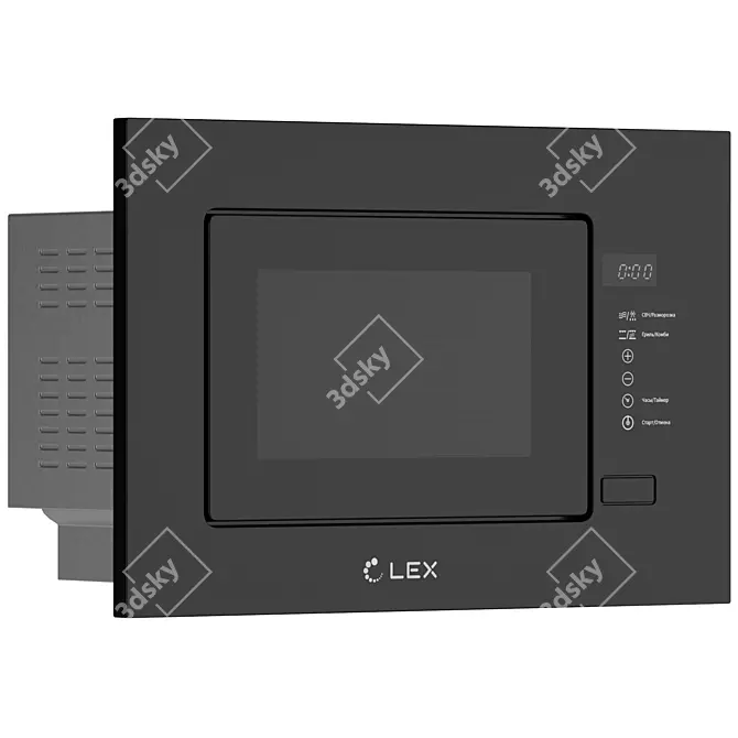 LEX BIMO 20.01 Microwave Oven 3D model image 2