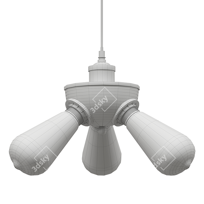 Elegant Lambert Pendant Light 3D model image 3