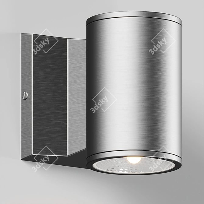 Versatile Outdoor LED Wall Light 3D model image 3