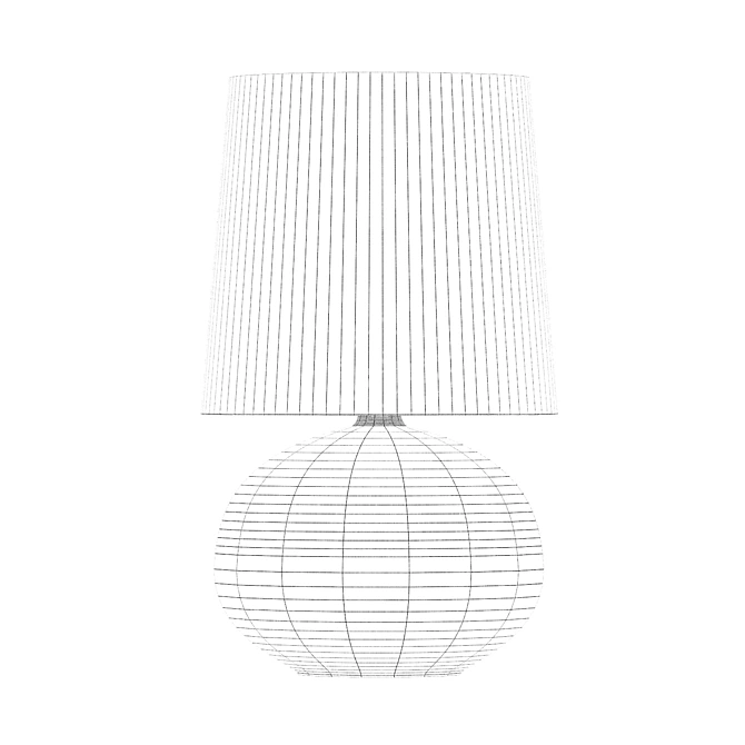 Inodesign Natura Rattan Table Lamp 3D model image 2