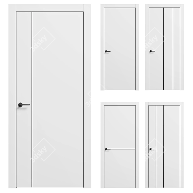 Volhovec FREEDOM Doors Set 3D model image 1