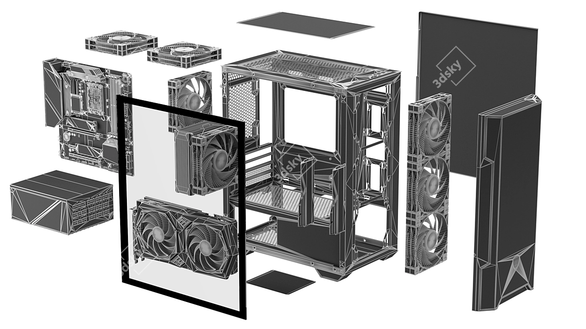 Mini Gaming PC | Corona 7+ 3D model image 7