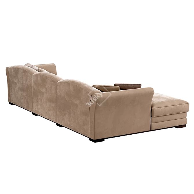 Convertible Sofa Bed Tresor 3D model image 3