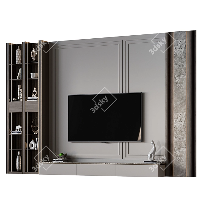 46-Inch TV Wall Mount 3D model image 4