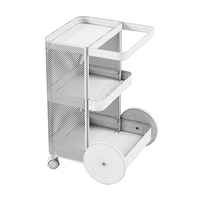 Mobile Sports Storage Solution 3D model image 6