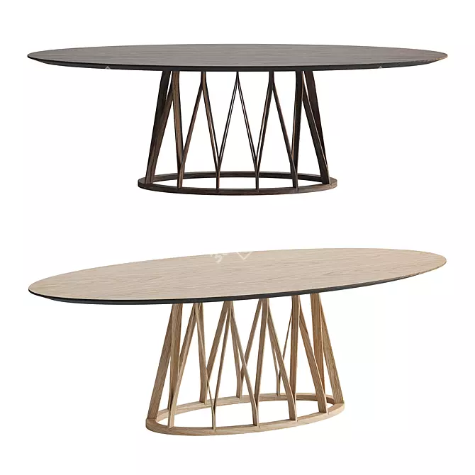 Modern ACCO Table by MINIFORMS 3D model image 4