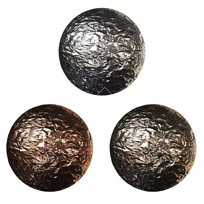  Seamless Foil Material Texture 3D model image 4