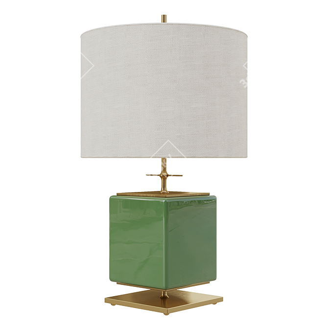 Elegant Beekman Table Lamp 3D model image 12