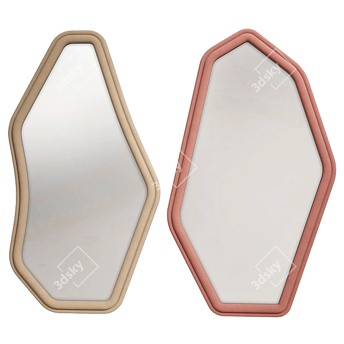  Full Body Mirrors in Multiple Sizes 3D model image 1