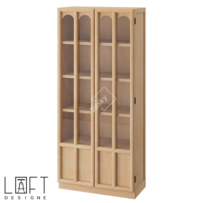 Modern LoftDesign Cabinet Furniture 3D model image 1