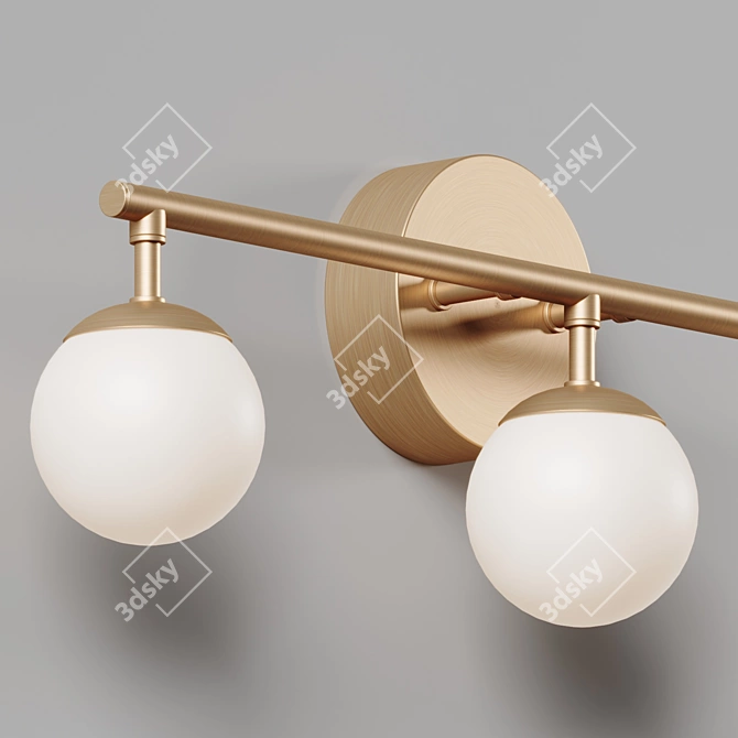 Elegant LED Vanity Light 3D model image 2