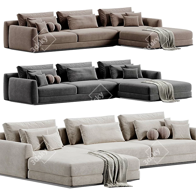 Casamania & Horm Elington Sofa 3D model image 2