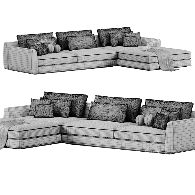 Casamania & Horm Elington Sofa 3D model image 5