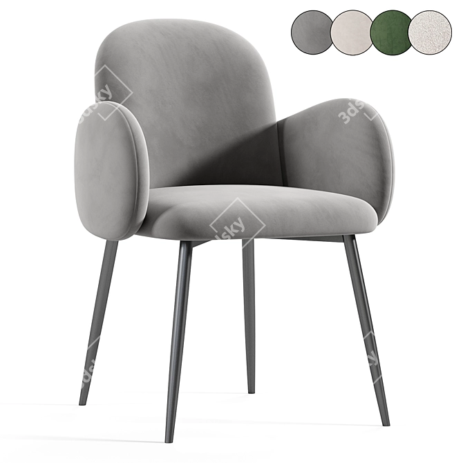 Mod Wave Chair | 3D Model 3D model image 4