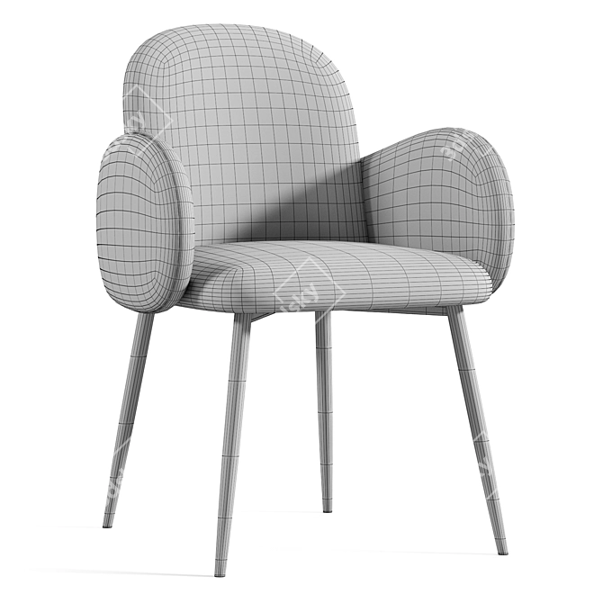 Mod Wave Chair | 3D Model 3D model image 6