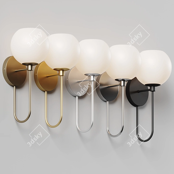 Ansley Playful Wall Sconce 3D model image 3