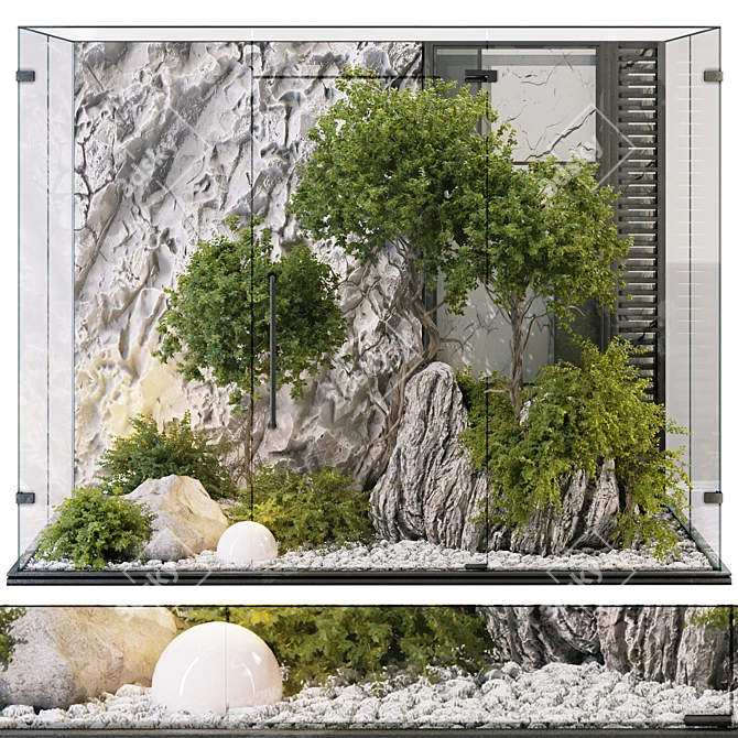 3D Indoor Plant & Decoratives 3D model image 1