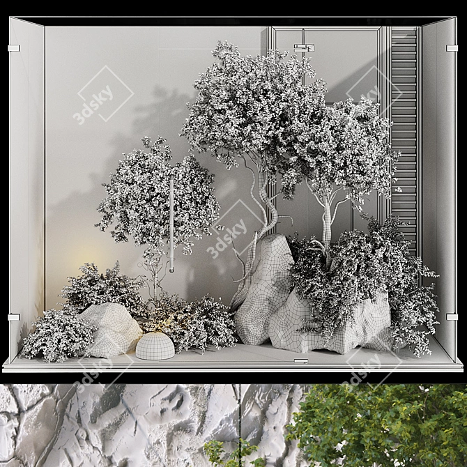 3D Indoor Plant & Decoratives 3D model image 7