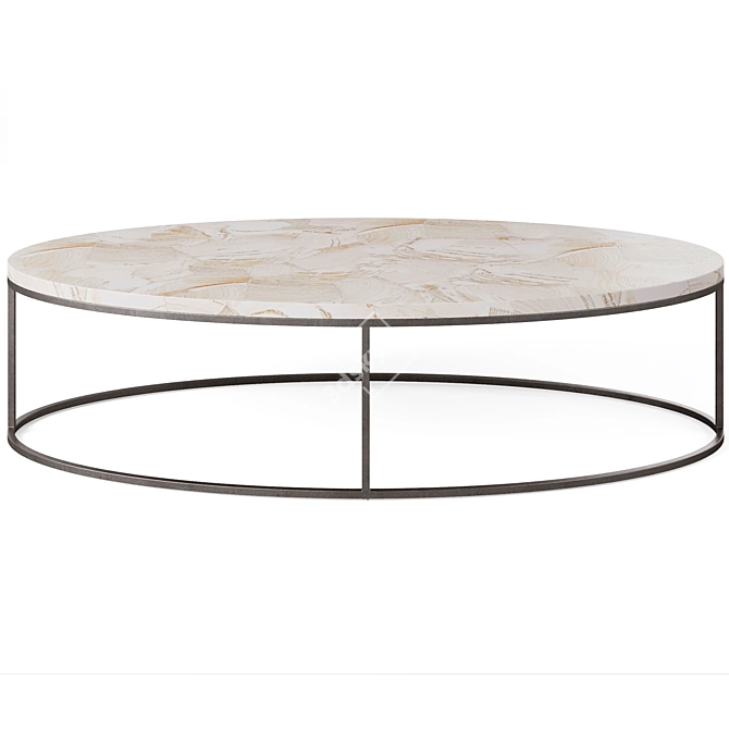 Elegant Arielle Coffee Table Collection 3D model image 2