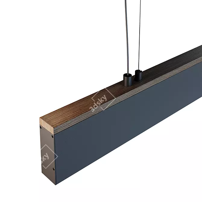 Linear Pendant Suni Light 3D model image 2