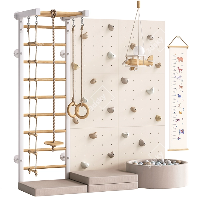 Kid's Play Set & Decor 3D model image 1