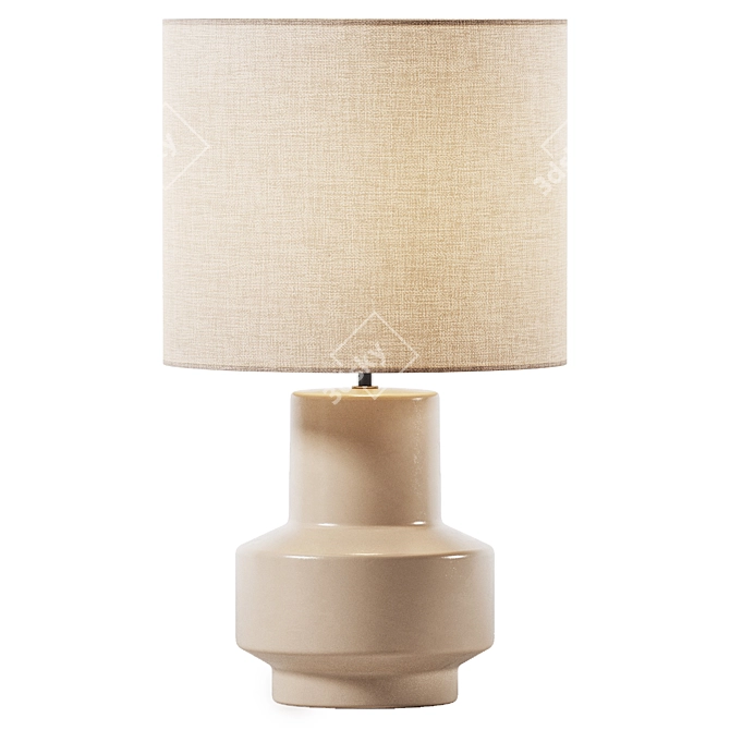 Sleek 2017 Molly Table Lamp 3D model image 1