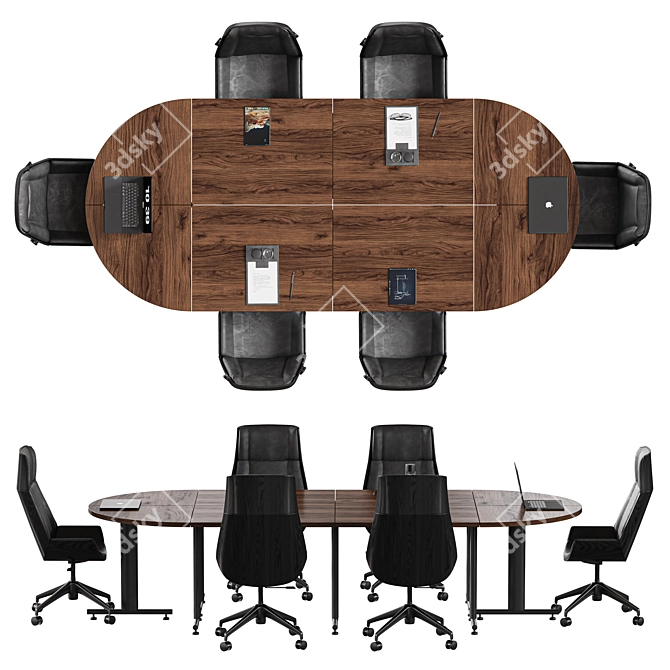 Versatile 2016 Meeting Table Solution 3D model image 6