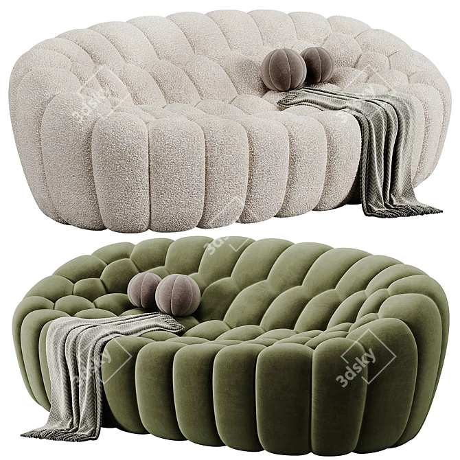 Modern Bubble Sofa Roche Bobois 3D model image 2