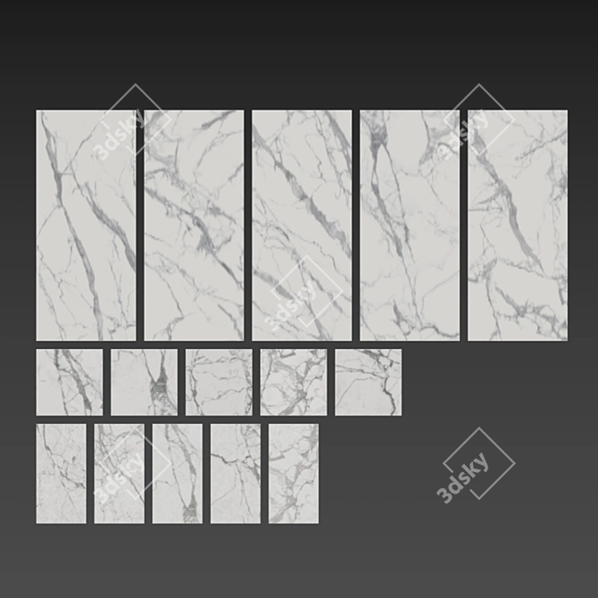 Italon Statuario Charme-Evo Porcelain Tile 3D model image 3