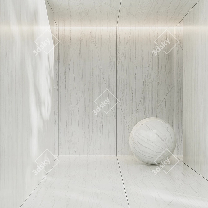 Italon Charme-Advance Platinum-White Tile 3D model image 1