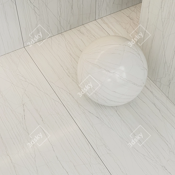 Italon Charme-Advance Platinum-White Tile 3D model image 2