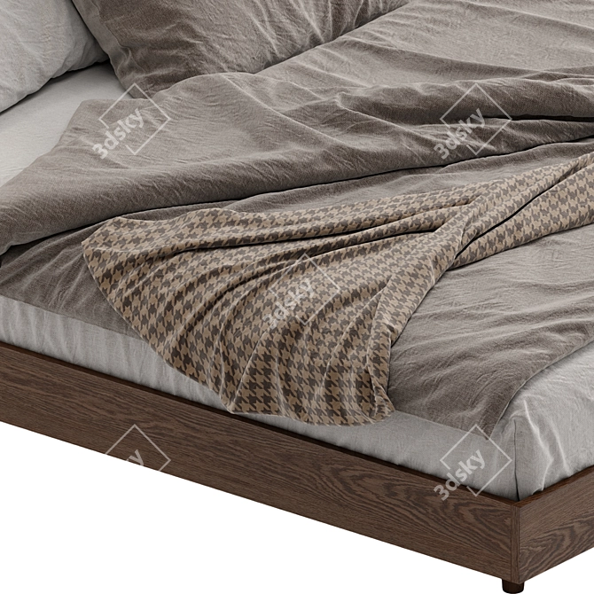 Luxury Basi Almelo King Bed 3D model image 3