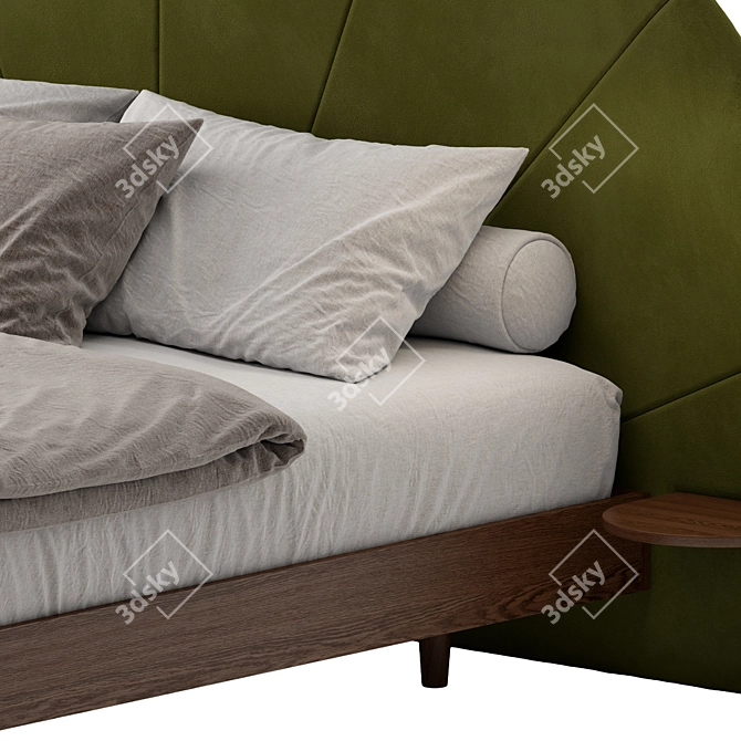 Luxury Basi Almelo King Bed 3D model image 4