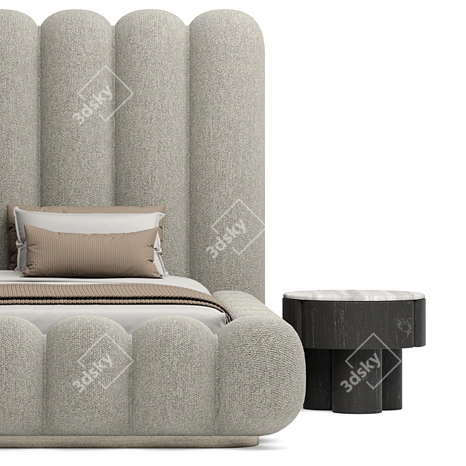 Elvemobilya Bed - Elegant Design 3D model image 4