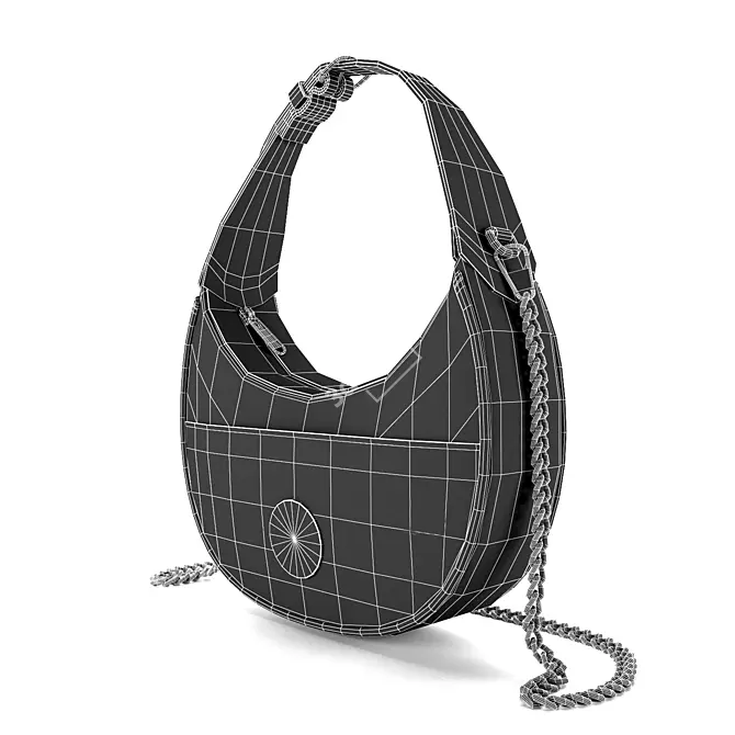 Gucci Half Moon Mini Bag 3D model image 7