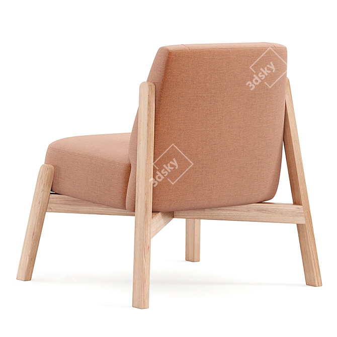 Elegant Gardi Terra Armchair 3D model image 5