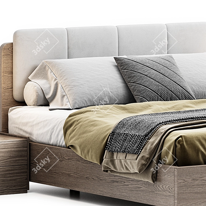 Bruny Bed by Laskasas 3D model image 2