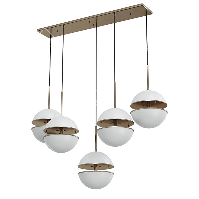 Creative Pendant Lighting Fixture 3D model image 5