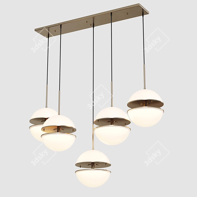 Creative Pendant Lighting Fixture 3D model image 6