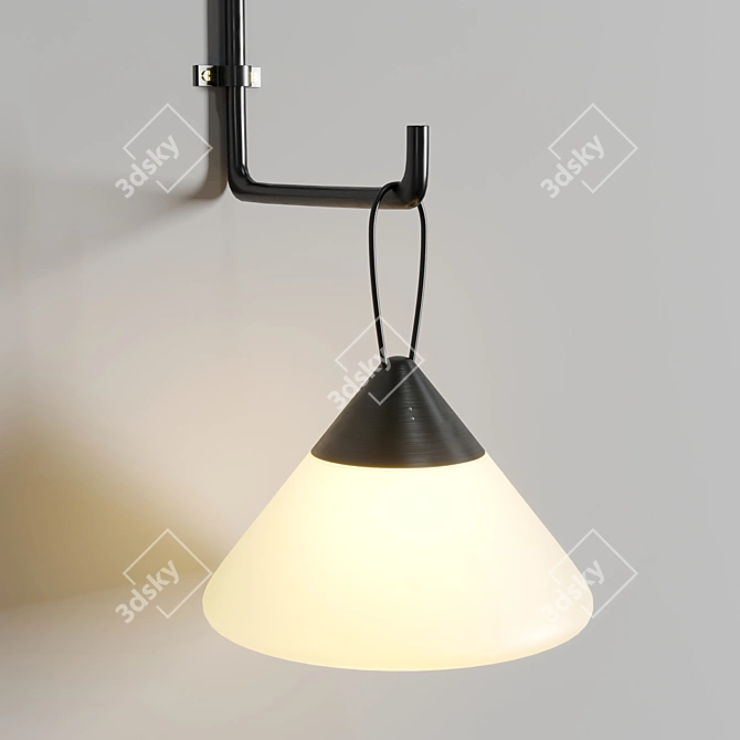 Versatile Modular Table Light Scene 3D model image 1