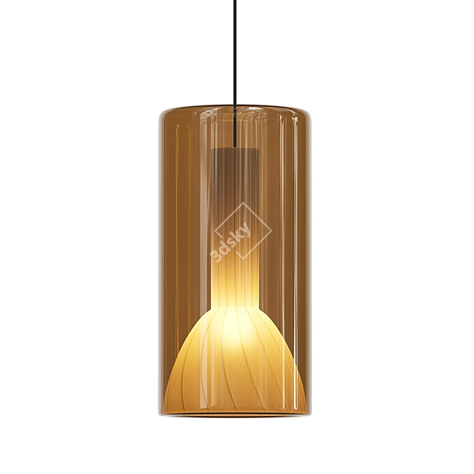 ImperiumLoft Amber Pendant Light 3D model image 1