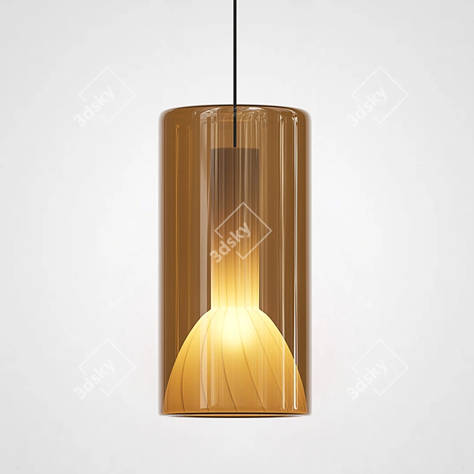 ImperiumLoft Amber Pendant Light 3D model image 2