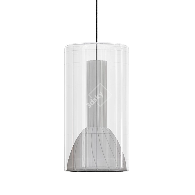 ImperiumLoft Amber Pendant Light 3D model image 3