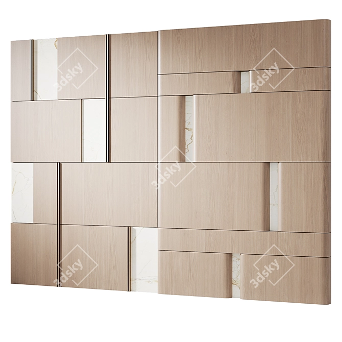 Versatile Smoothing Decor Panels 3D model image 5