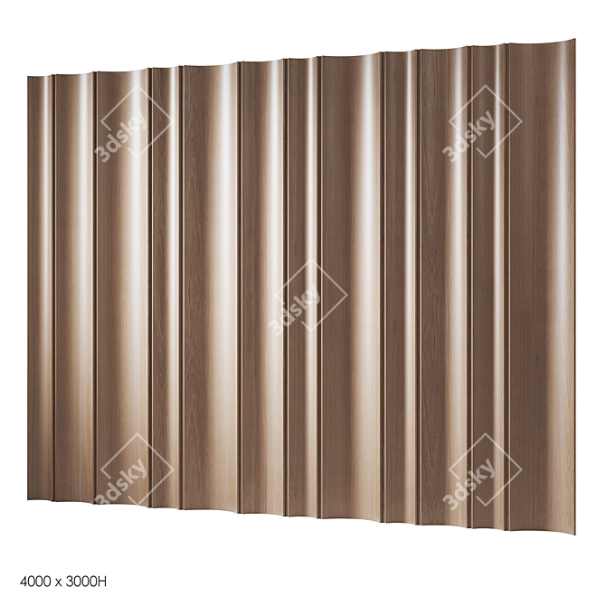 Wooden Decorative Panels | Smoothing Patterns 3D model image 8