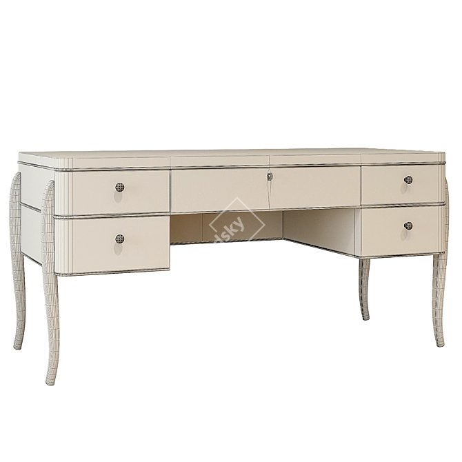 Parisian Desk: Signature Debut Collection 3D model image 3